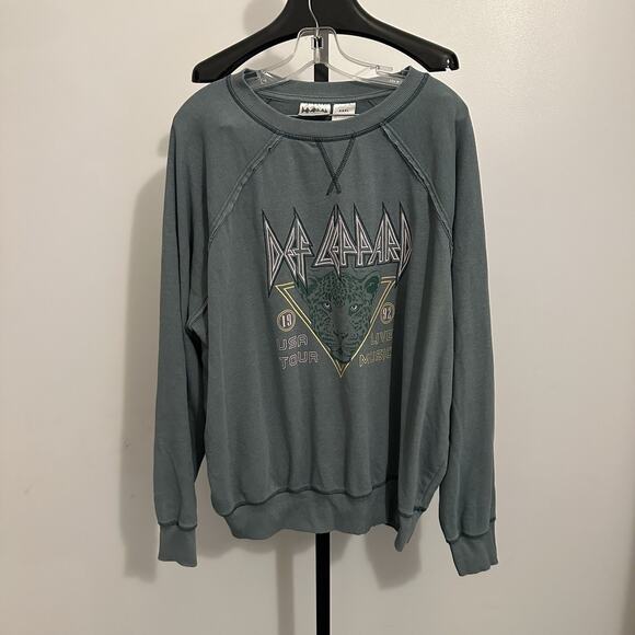 Def Leopard Long Sleeve 1992 USA Tour Size 3XL Long Sleeve Shirt - Picture 1 of 3